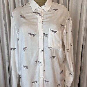 Rails Ladies Cheetah Print Blouse